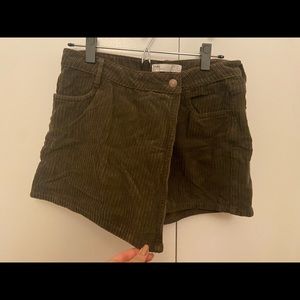 Zara corduroy skort